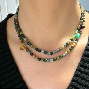 Natural Indian Agate Necklace